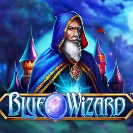 Blue Wizard by Quickspin, showcased at spinbaracasino.org – game logo