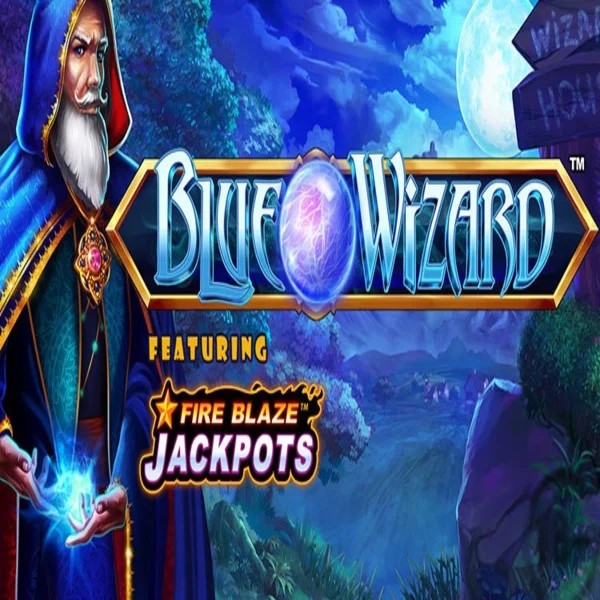 Try Blue Wizard Fire Blaze Jackpots slot by Rarestone Gaming on spinbaracasino.org – logo image