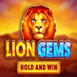 Lion Gems Hold and Win by Playson, showcased at spinbaracasino.org – game logo