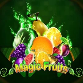 Magic Fruits Deluxe slot logo by Wazdan at Spinbara Casino
