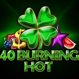40 Burning Hot logo by Amusnet Interactive Spinbara Casino