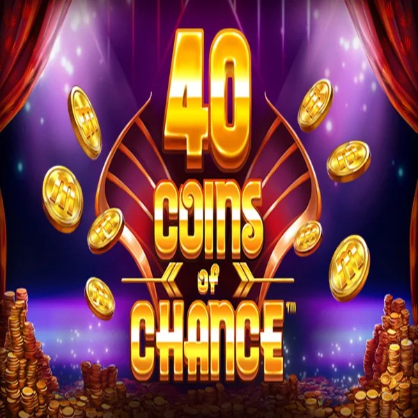 Official Slots logo: 40 Coins of Chance by SYNOT Games at Spinbara Casino
