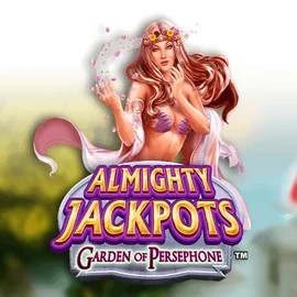 Enjoy Almighty Jackpots: Garden of Persephone by Novomatic – logo hosted on spinbaracasino.org