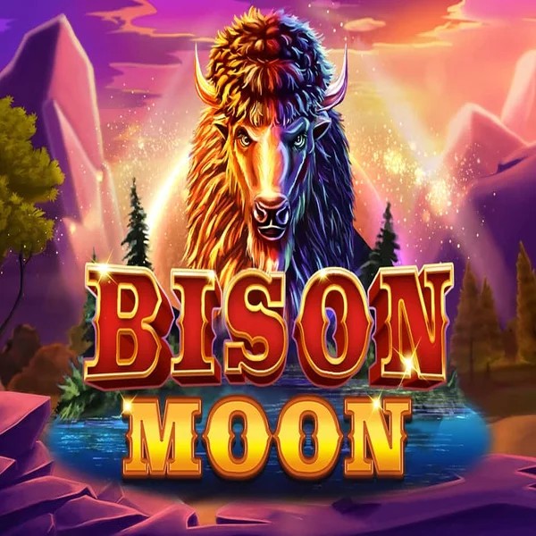 Bison Moon online game logo by Northern Lights Gaming on spinbaracasino.org