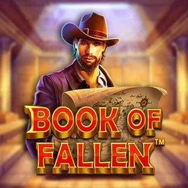 Book Of Fallen online game logo by Pragmatic Play on spinbaracasino.org