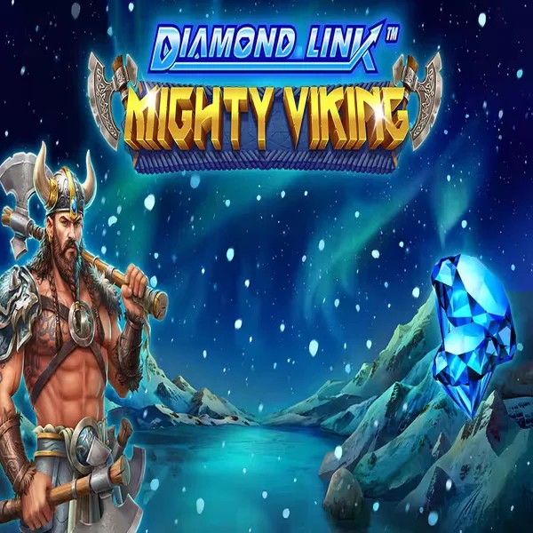 Diamond Link Mighty Viking casino game by Greentube – featured logo at Spinbara Casino