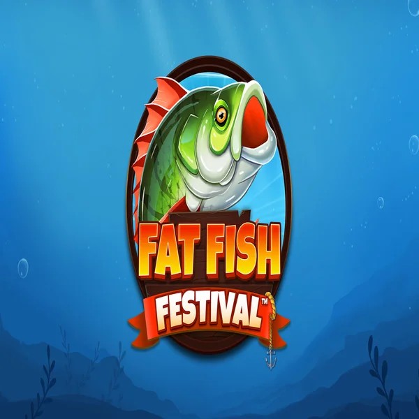 Fat Fish Festival slot logo by Wishbone Games at Spinbara Casino