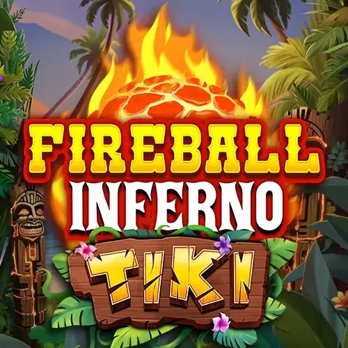 Fireball Inferno Tiki game by NetEnt – logo hosted on Spinbara Casino