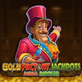 Play the Gold Factory Jackpots Mega Moolah slot by Aurum Signature Studios on Spinbara Casino