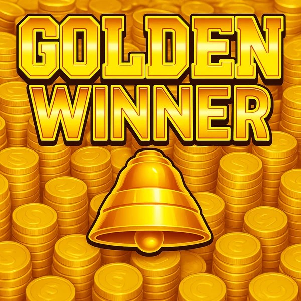 Golden Winner slot logo by Inspired Gaming at Spinbara Casino