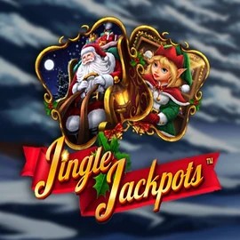 Jingle Jackpots slot icon by Dragon Gaming, available at Spinbara Casino
