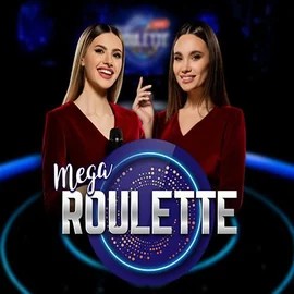 Mega Roulette online game logo by Pragmatic Play on spinbaracasino.org