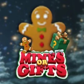 Mines of Gifts logo by Funky Games Spinbara Casino