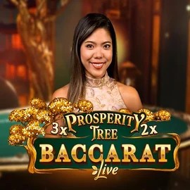 Live Casino logo of Prosperity Tree Baccarat from Evolution at Spinbara Casino