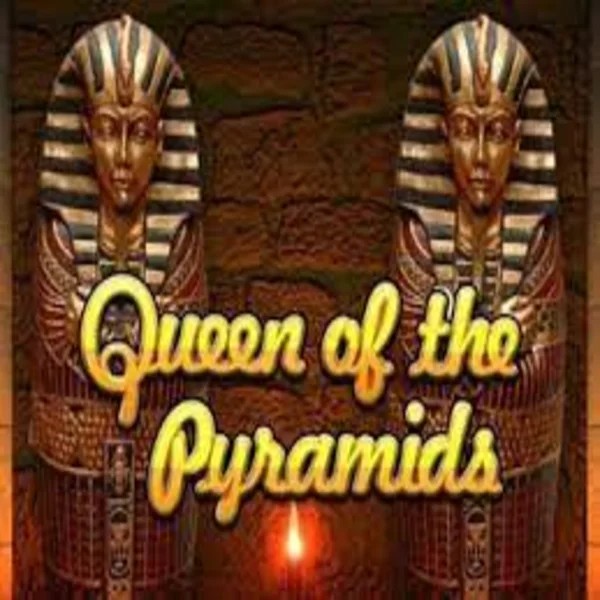Queen of the Pyramids logo – Slots by Playtech at Spinbara Casino