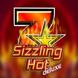 Sizzling Hot Deluxe casino game by Novomatic – featured logo at Spinbara Casino
