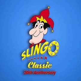 Slingo Classic 20th Anniversary logo by Slingo at Spinbara Casino