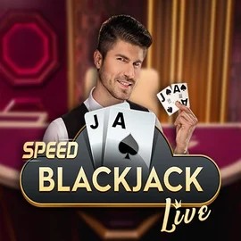 Speed Blackjack logo – Live Casino by Pragmatic Play at Spinbara Casino