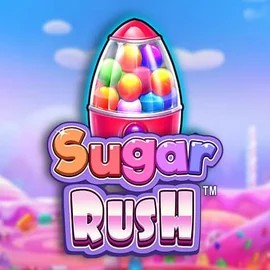 Sugar Rush logo by Pragmatic Play at Spinbara Casino