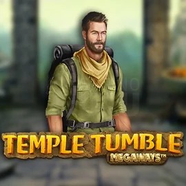 Temple Tumble Megaways online game logo by Relax Gaming on spinbaracasino.org