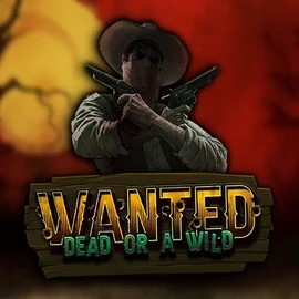 Wanted Dead or a Wild online game logo by Hacksaw Gaming on spinbaracasino.org