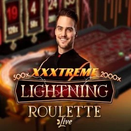 XXXtreme Lightning Roulette logo – Live Casino by Evolution at Spinbara Casino